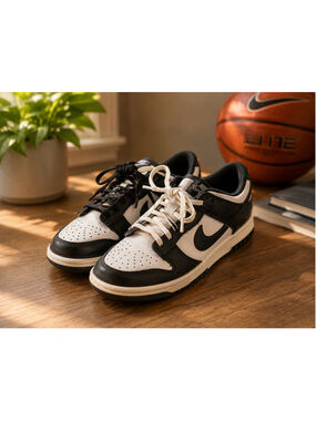 Boys Nike Sneakers Size 4 (Big Boy) Black and White Summer Sale